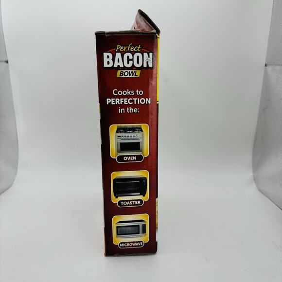 As Seen On TV Perfect Bacon Bowl 2 Bowls Included Dishwasher Safe New in Box - Picture 4 of 8